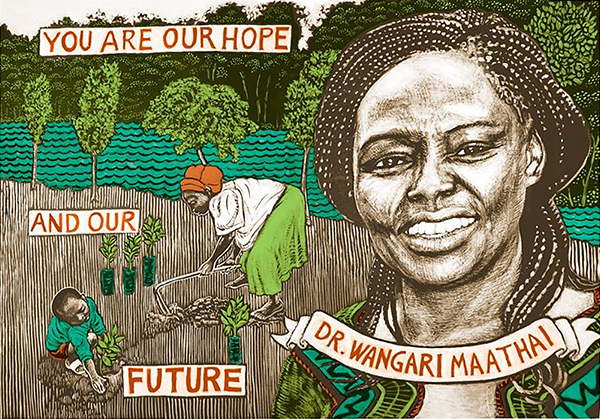 1 obraz w galerii artykułu Wangari Maathai - prekursorka zielonego feminizmu w Afryce. Wykład Marii Piotrowskiej