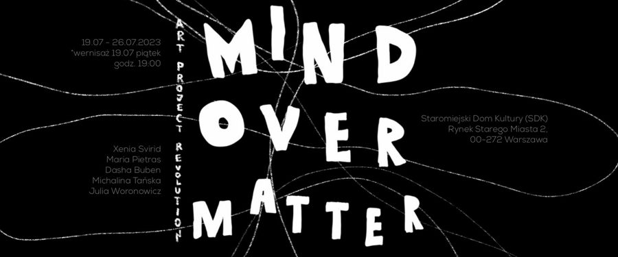 baner wystawy Women Art Revolution II / Mind over matter