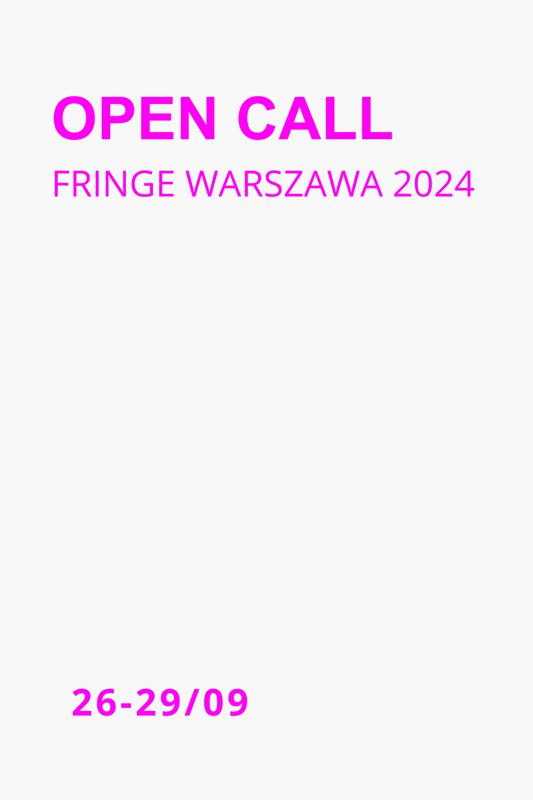 baner FRINGE Warszawa 2024