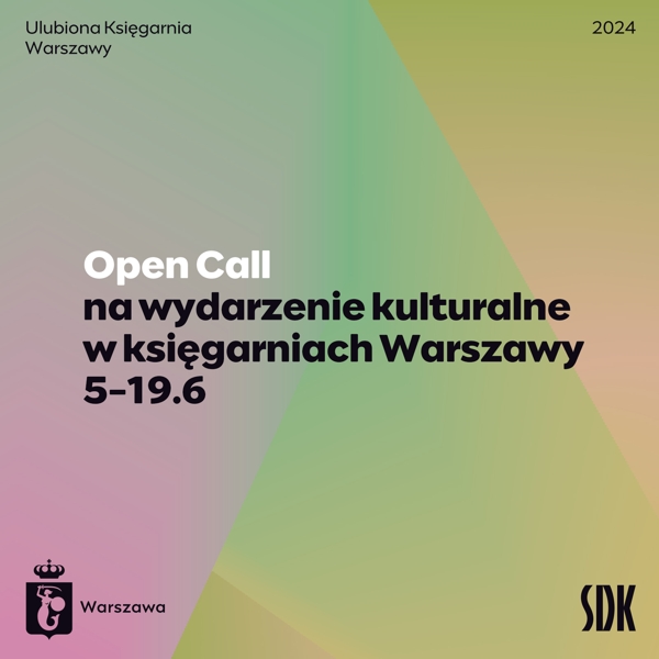 1 obraz w galerii artykułu Open Call na wydarzenia kulturalne w księgarniach Warszawy