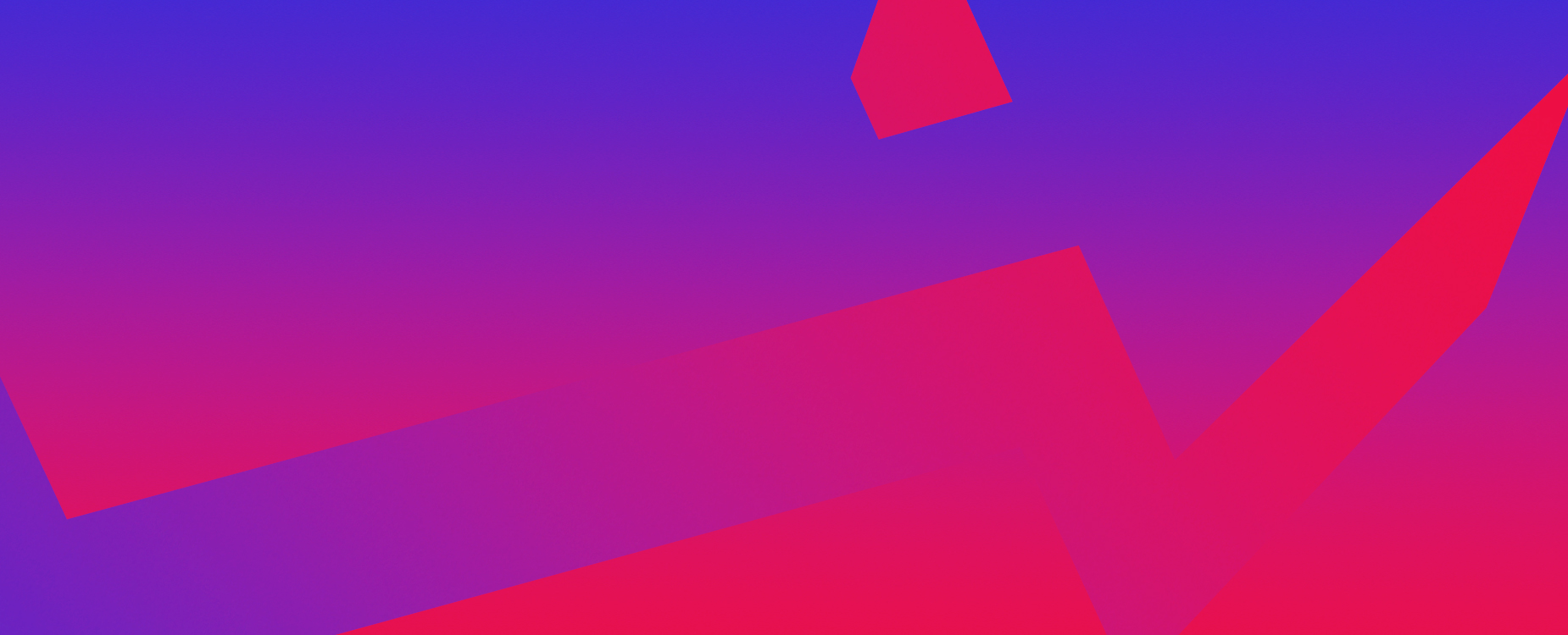 niebieskie i czerwone geometryczne kształty