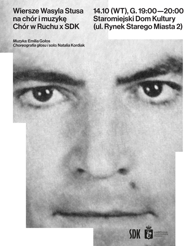 1 obraz w galerii artykułu PREMIERA SDK: Wiersze Wasyla Stusa na chór i muzykę | Chór w Ruchu x SDK 