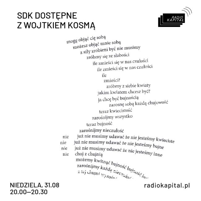 1 obraz w galerii artykułu Audycja SDK dostępne w Radiu Kapitał: Z Wojtkiem Kosmą